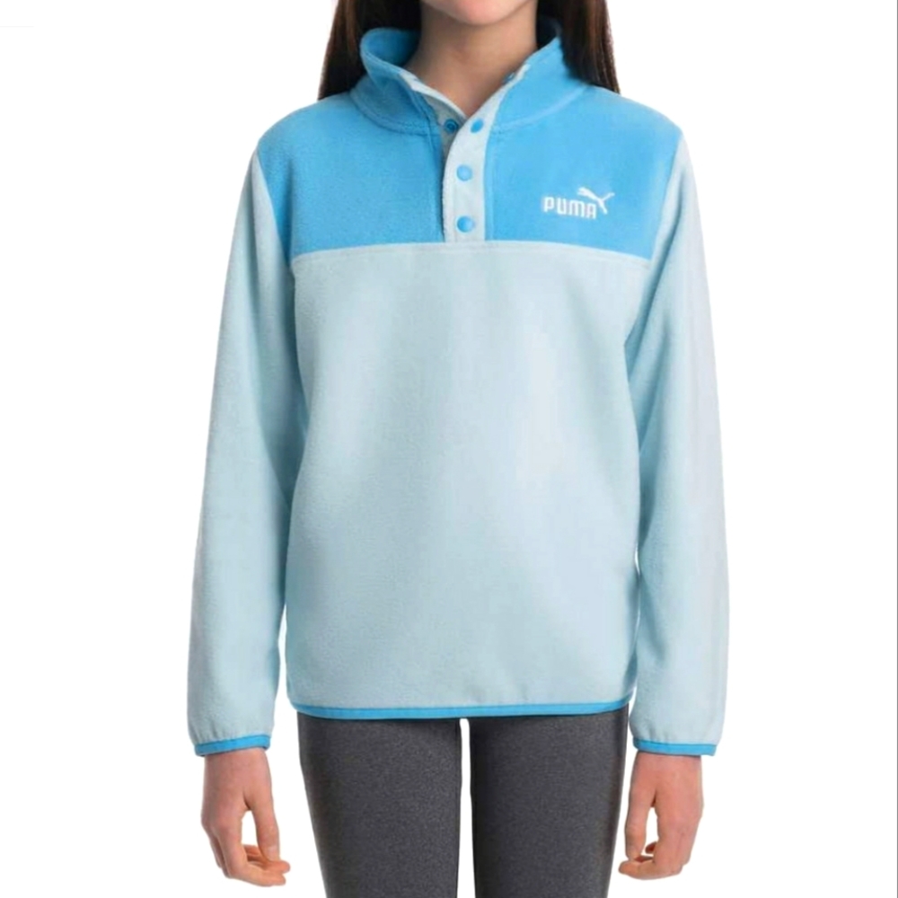 Puma Fleece 1/4 zip Girl's Sweater Size Large